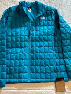 The North Face Men's Thermal Insulation Jacket in Alkaline Blue Size Large BNWT
